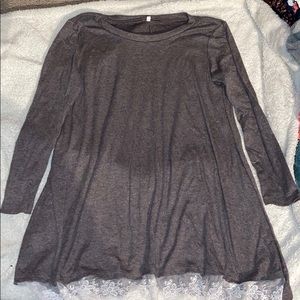 Long sleeve shirt/dress
